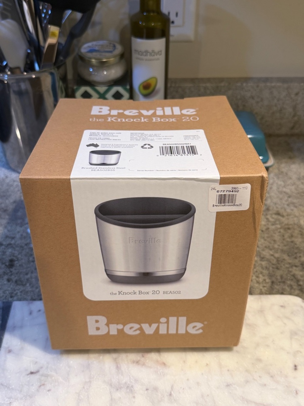 Breville stainless knock box 2.0